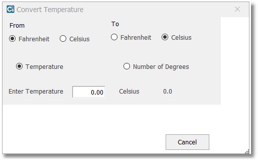 Temperature Conversion – TechniCAL